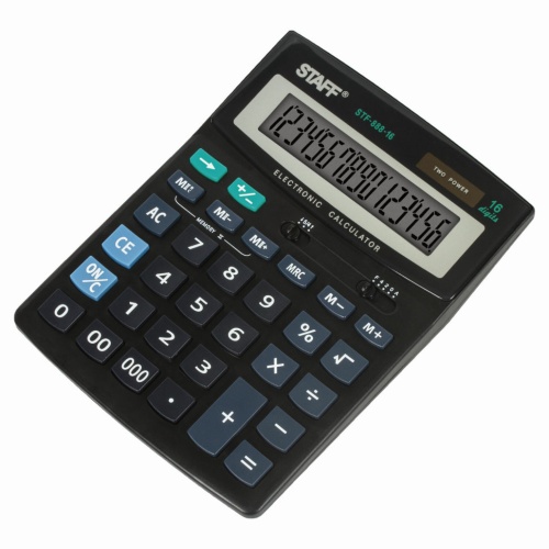 Калькулятор настольный Staff STF-888-16 16 разрядов 250183 фото 2